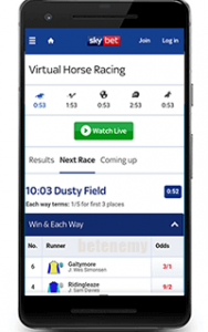 skybet mobile app for android